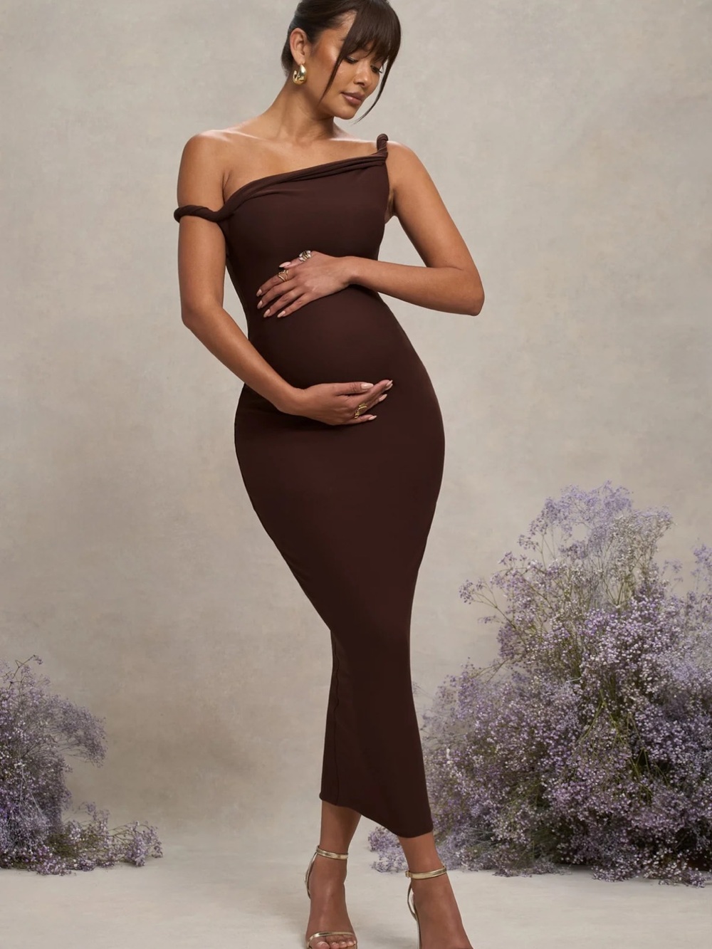Club L London One-Shoulder Bodycon Dress